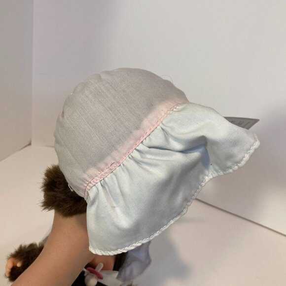 Monchhichi Bebichhichi 25cm Pair Doll Plush Toy Boy Girl Sekiguchi Japan Tag - Picture 2 of 15